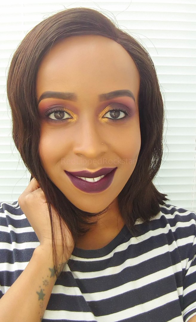 Sultry purple smokey eye makeup&nbsp;look